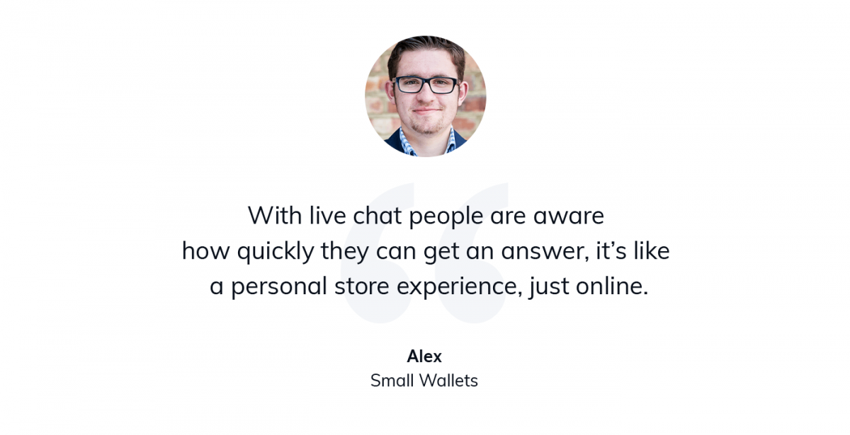 A quote from the CEO of Small Wallets