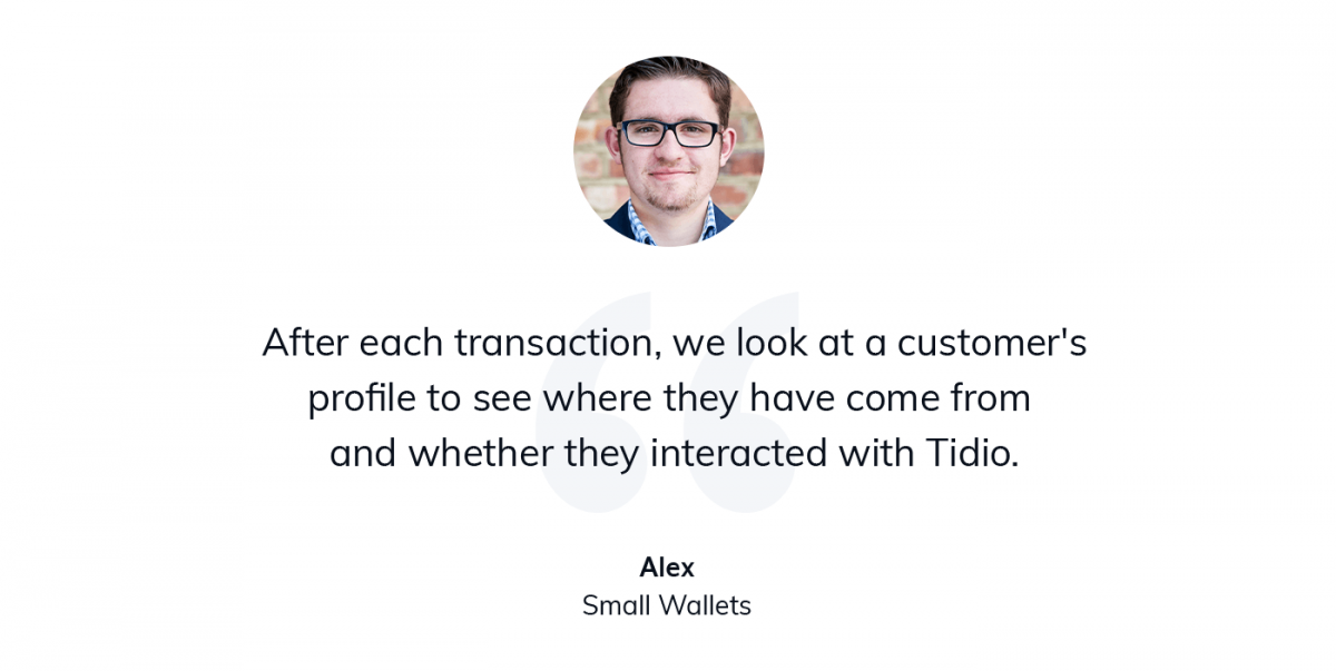 A quote from the CEO of Small Wallets