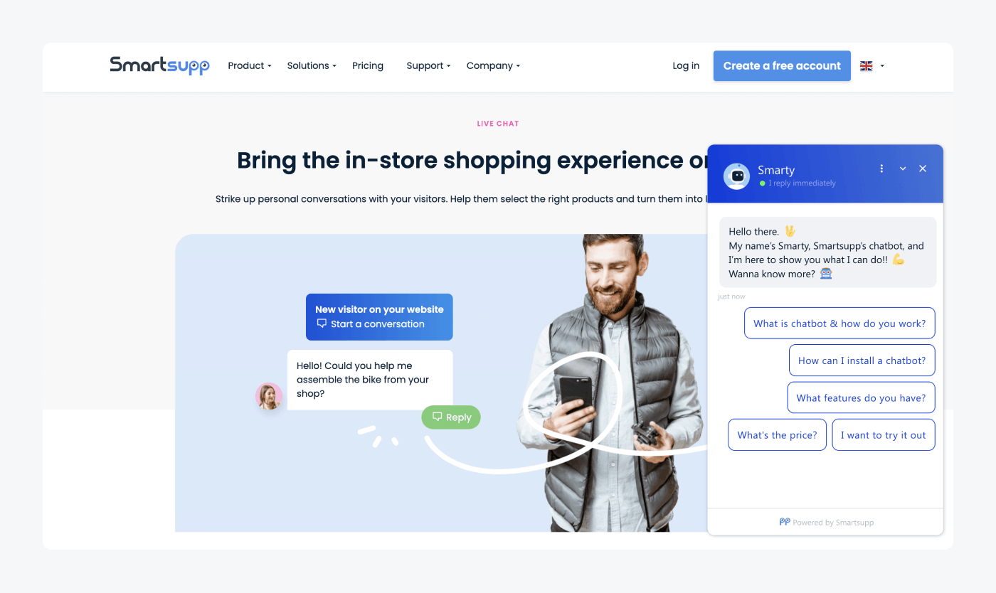 Smartsupp live chat