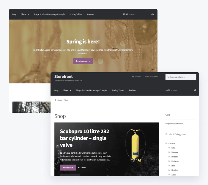 Storefront by Automattic theme