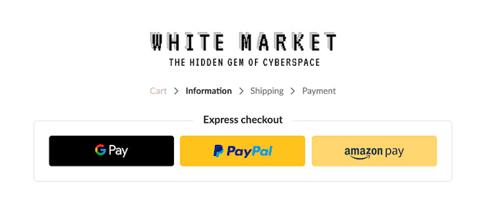 Express checkout