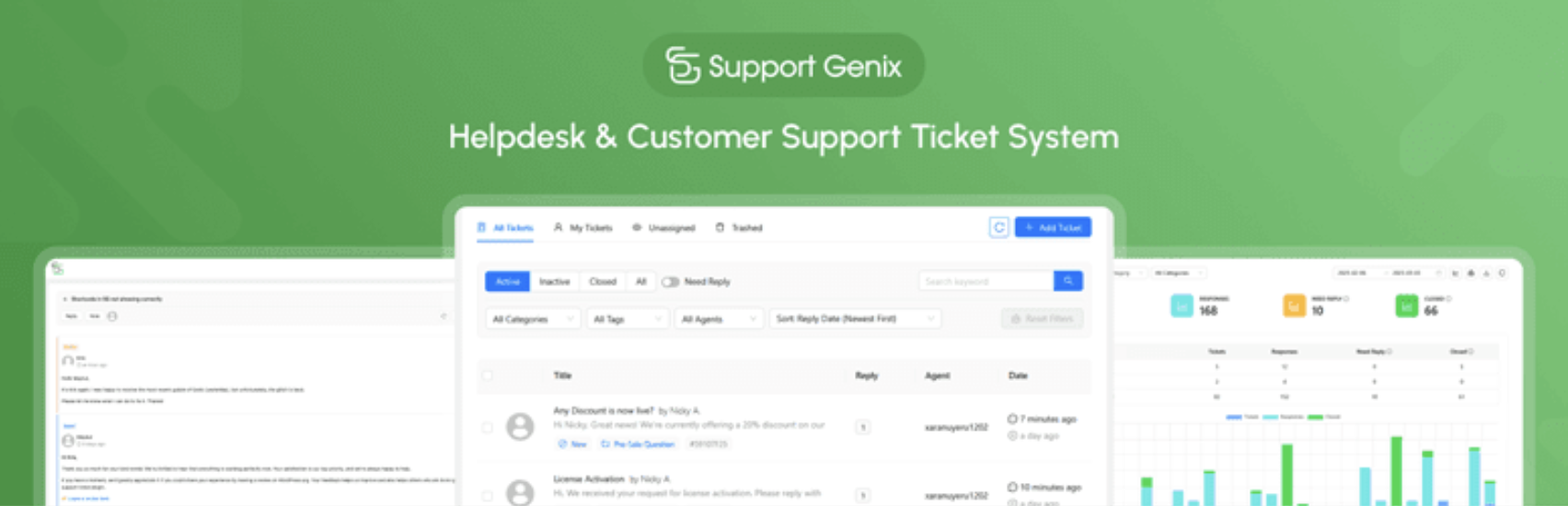 helpcrunch user panel example