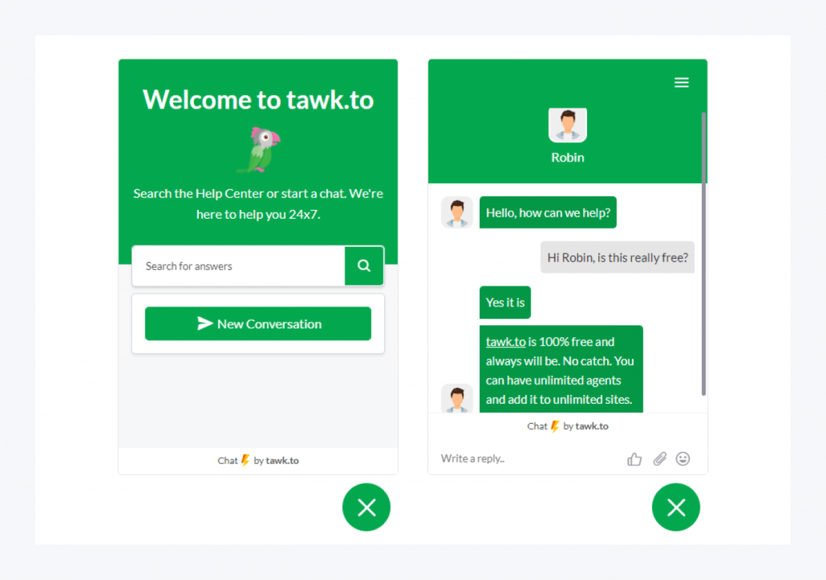 Help Center, tawk.to