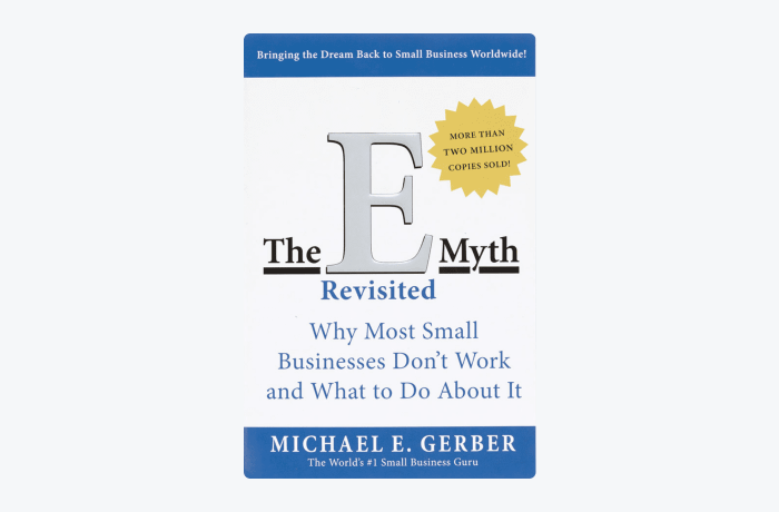 The E-Myth Revisited by Michael E. Gerber book cover The E-Myth Revisited by Michael E. Gerber book cover