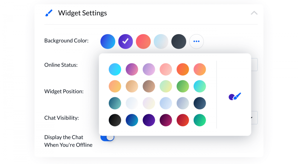 Color setting