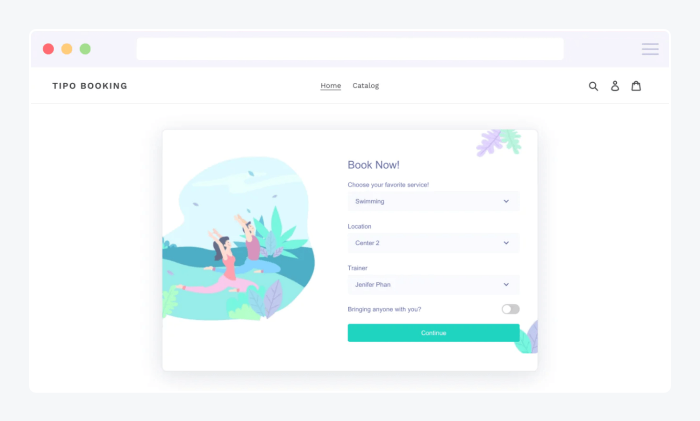 tipo shopify booking plugin example tipo shopify booking plugin example