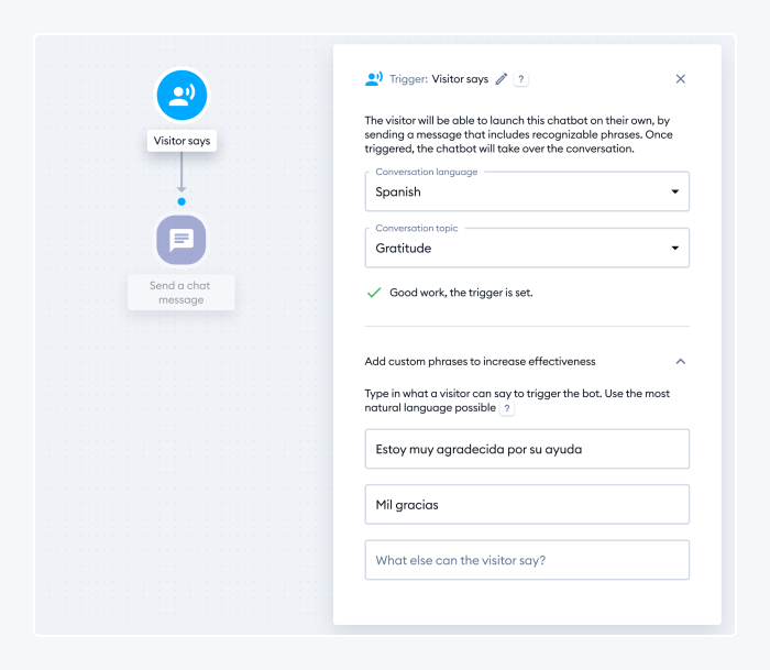 example of chatbot training example of chatbot training