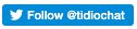 Twitter follow button example