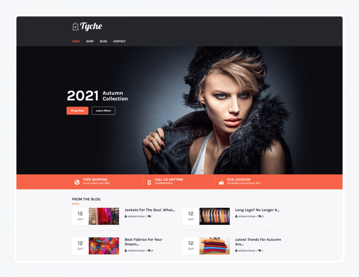 Tyche WordPress theme screenshot