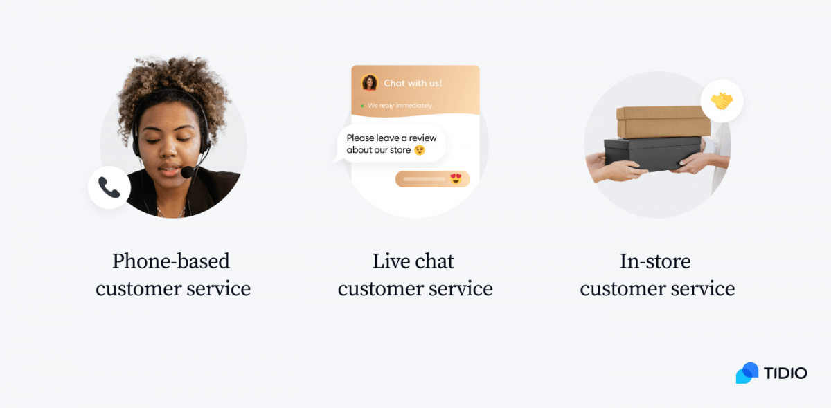 Types of customer service