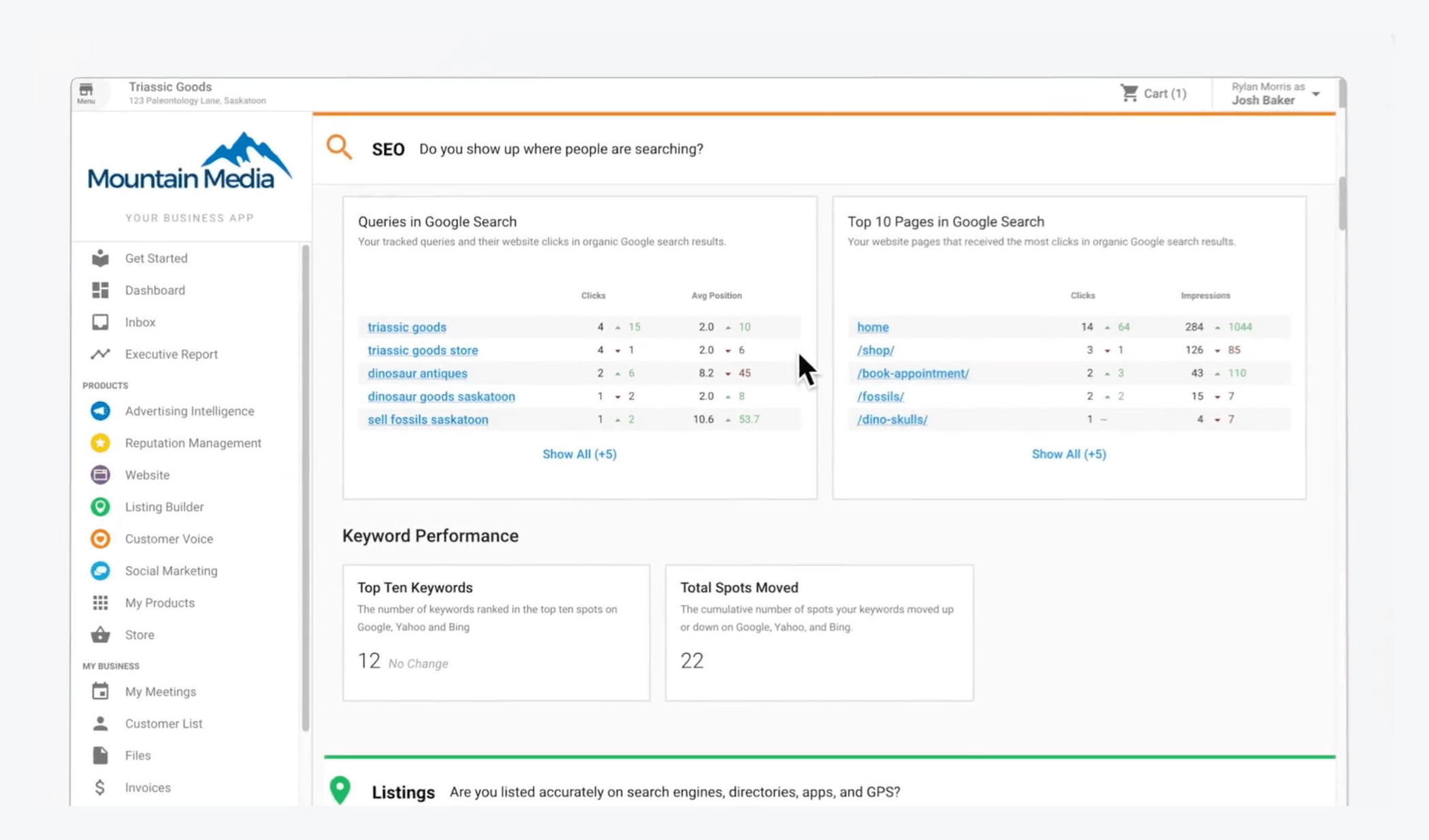 zoho Customer Experience Software example