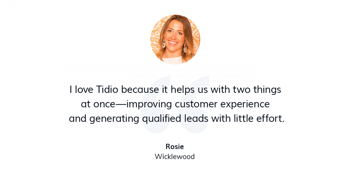 A quote from the home decor business owner