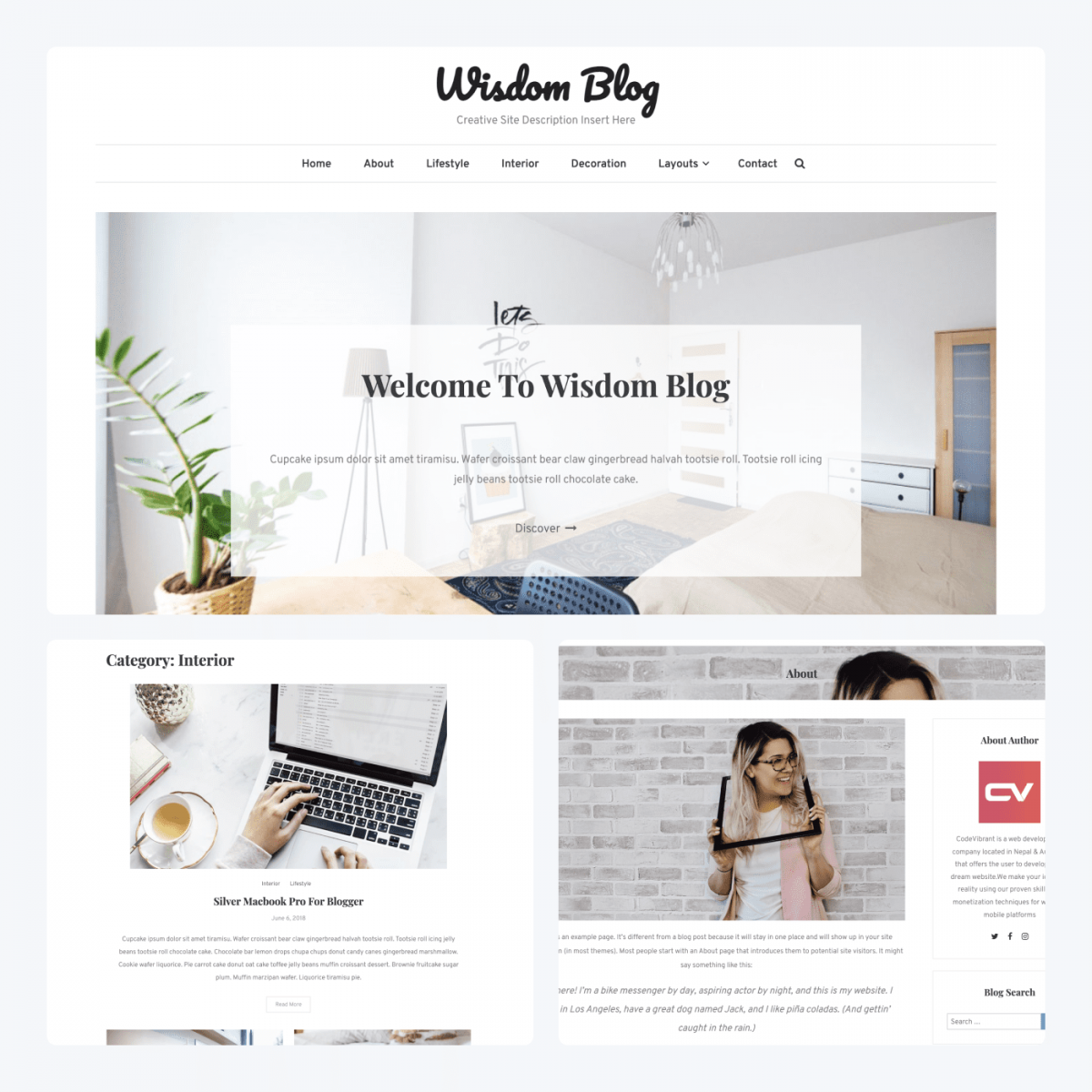 Wisdom Blog theme blog