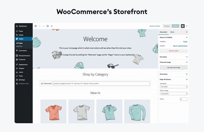 WooCommerce's StoreFront