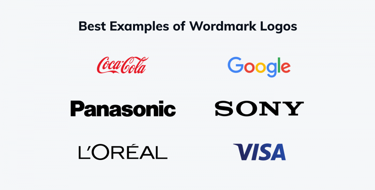 The best examples of wordmark logos