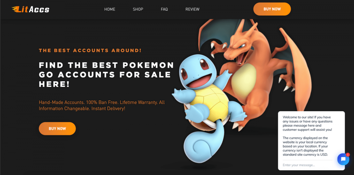 WordPress store example - video games
