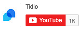tidio youtube subscribe button