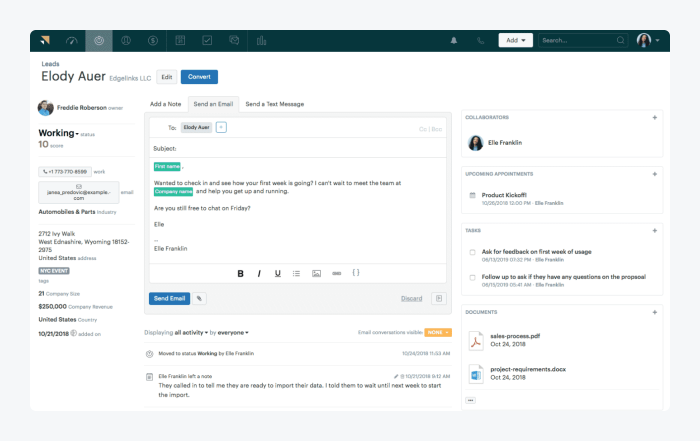 zendesk sell panel view zendesk sell panel view