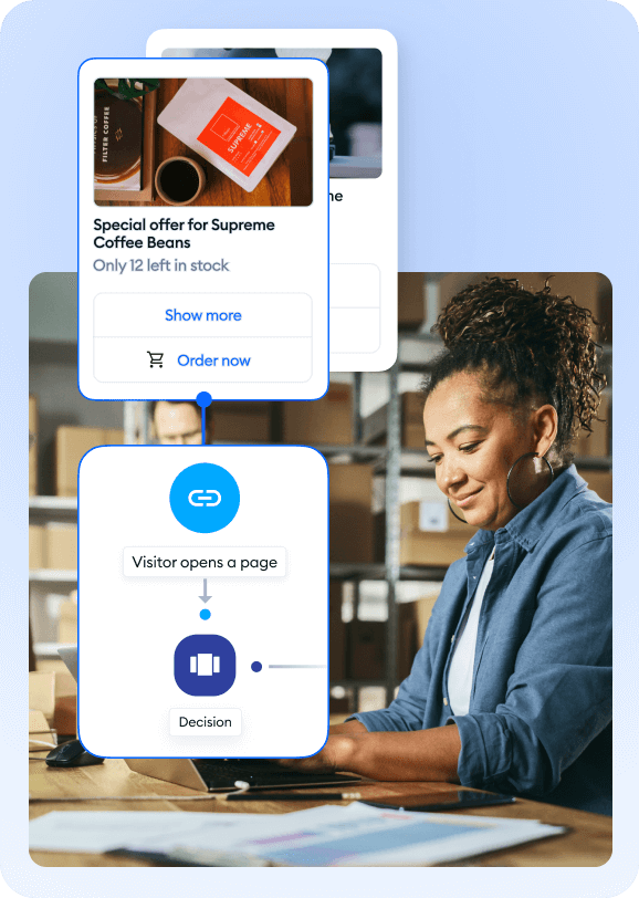 Increase conversions by 26% with contextual Flows